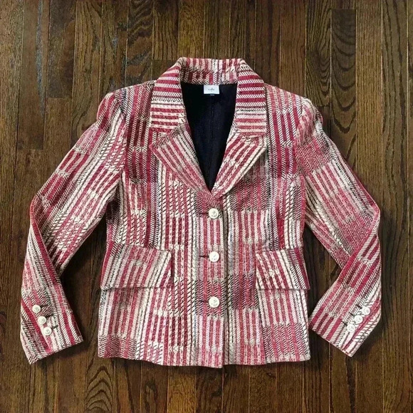 CAbi Women’s S Patchwork Blazer Jacket Style 6028 - NWOT - Picture 3 of 15